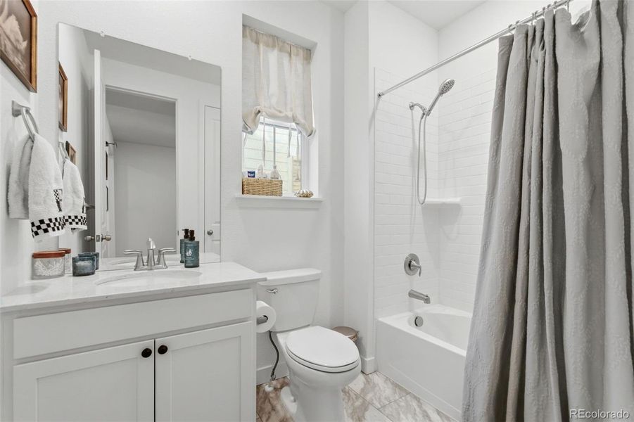 Second full bath on main floor