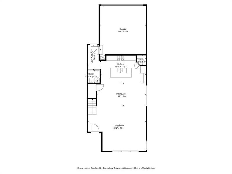 First level floor plan