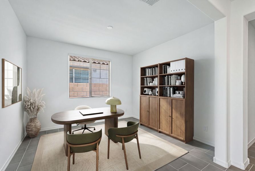 Furnished interior view inside a new home in Hawes Crossing, Mesa (Image 7).