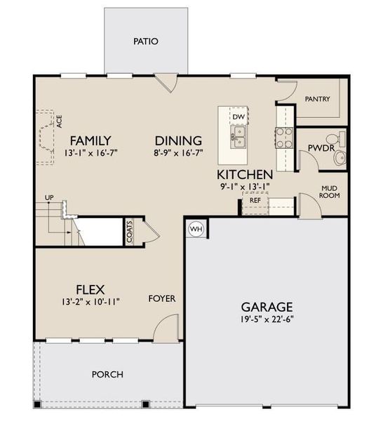 2D floor plan layout of this home in Langston Reserve, Cartersville, GA (Image 5). 2D floor plan layout of this home in Langston Reserve, Cartersville, GA (Image 5).