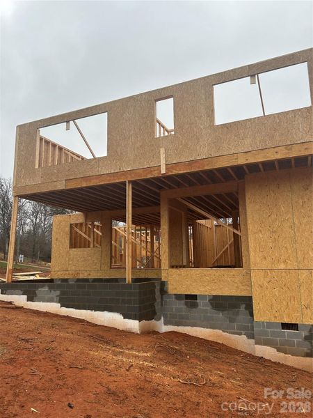 In-progress construction of a new home in , Statesville, NC (Image 8).