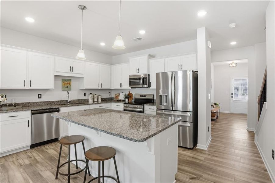 Furnished interior view inside a new home in , Cartersville (Image 26).