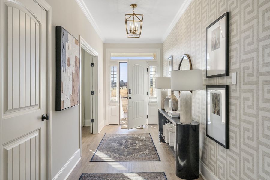 Representative furnished interior of a home built from the Webster - Vanguard Collection by Mungo Homes in Parris Meadows, Chesnee (Image 3).