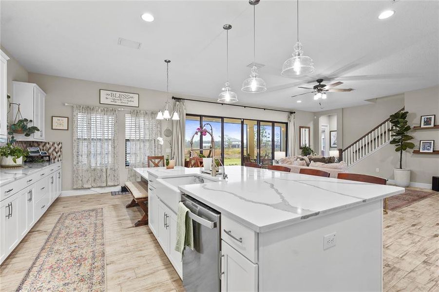 Furnished interior view inside a new home in , Parrish (Image 39).