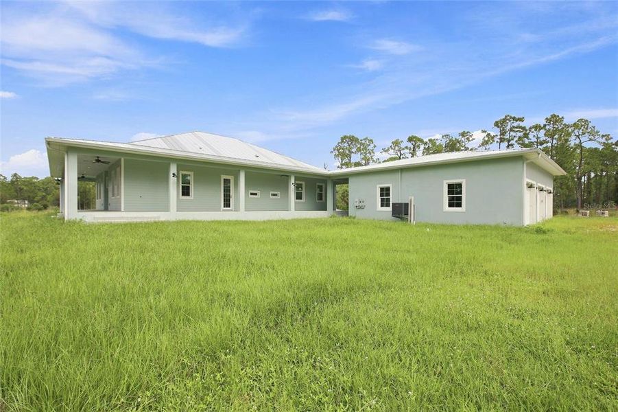 Exterior details and patio area of a home in , North Port (Image 1). Exterior details and patio area of a home in , North Port (Image 1).