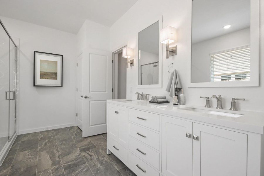 Relaxing primary bath (*Photo not of actual home and used for illustration purposes only.)