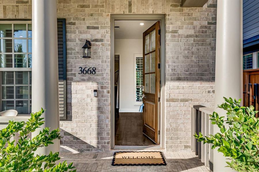 Exterior details and patio area of a home in Fields Villas - Darling Homes, Frisco (Image 19). Exterior details and patio area of a home in Fields Villas - Darling Homes, Frisco (Image 19).