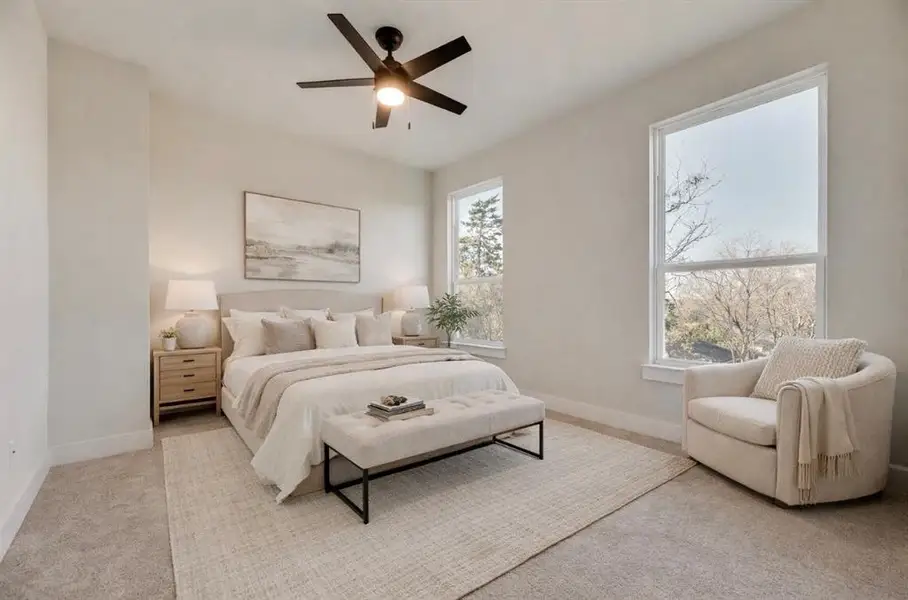 Furnished interior view inside a new home in , Dallas (Image 7).