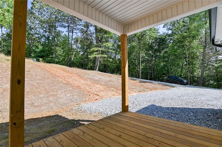 Exterior details and patio area of a home in , Dahlonega (Image 17).