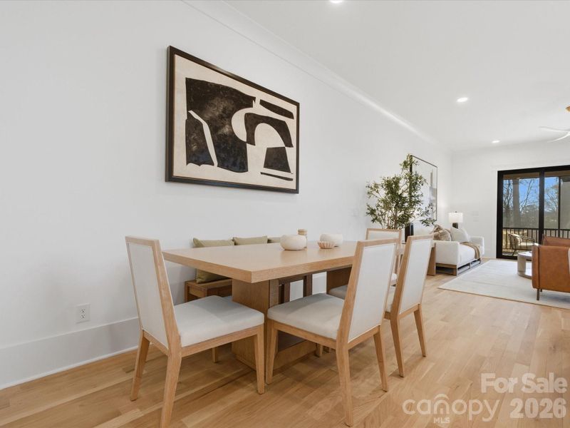 Furnished interior view inside a new home in , Charlotte (Image 8). Furnished interior view inside a new home in , Charlotte (Image 8).