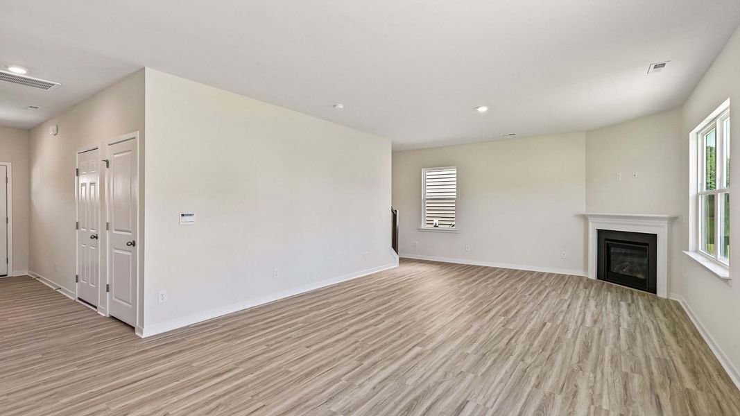 Spacious, unfurnished interior of a new home in Clark Creek Landing, Lincolnton (Image 15). Spacious, unfurnished interior of a new home in Clark Creek Landing, Lincolnton (Image 15).