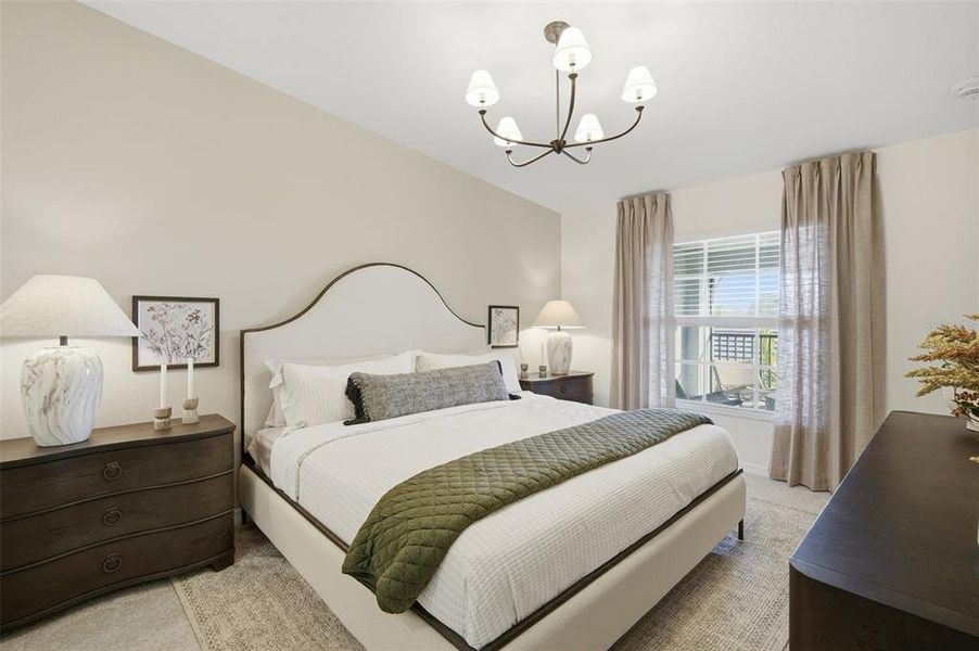 Furnished interior view inside a new home in Calusa Country Club, Lakewood Ranch (Image 5).