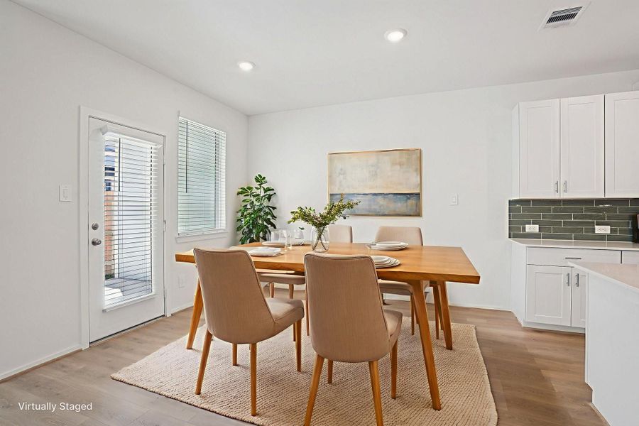 Furnished interior view inside a new home in Kemah Crossing - City Series, Kemah (Image 6).