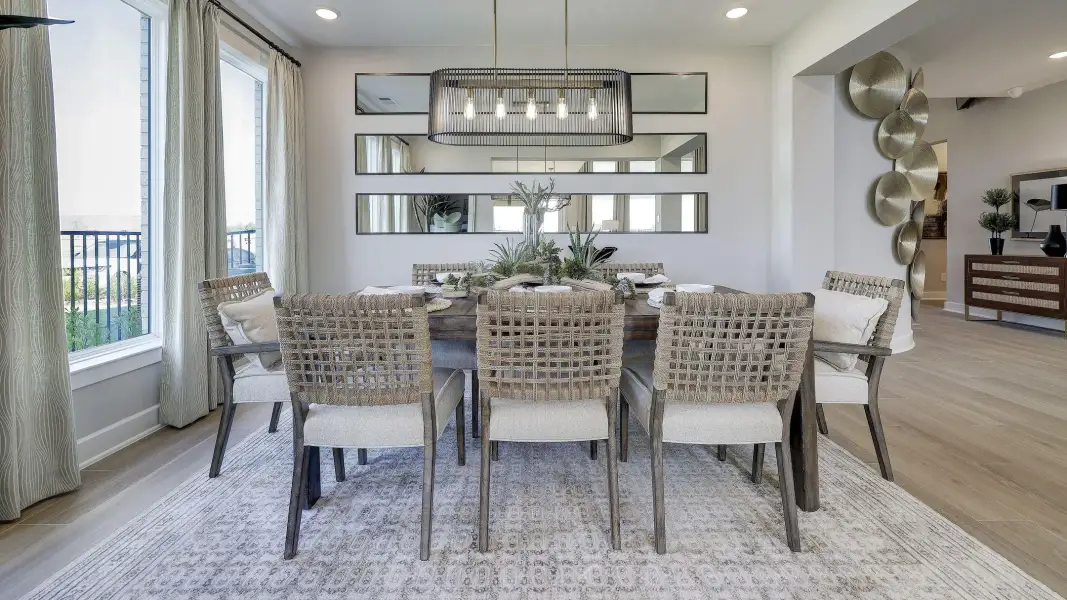 Furnished interior view inside a new home in Grand Central Park, Conroe (Image 5). Furnished interior view inside a new home in Grand Central Park, Conroe (Image 5).