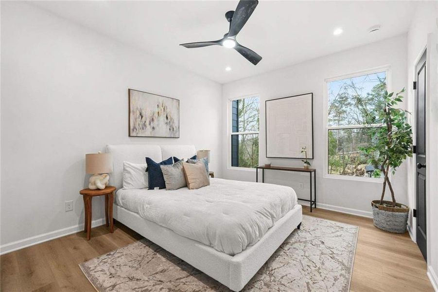 Furnished interior view inside a new home in , Atlanta (Image 4).