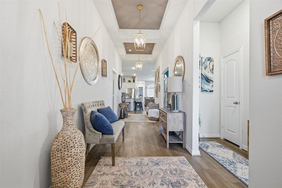 Furnished interior view inside a new home in Oakwood Estates, Waller (Image 6).