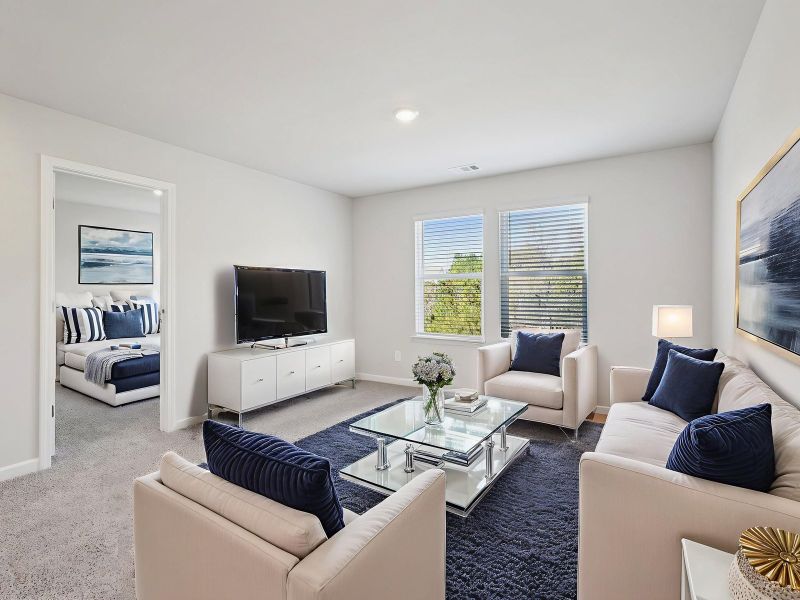 Furnished interior view inside a new home in Ivey Township, Dallas (Image 9).
