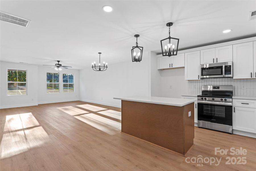 Furnished interior view inside a new home in , Charlotte (Image 7).