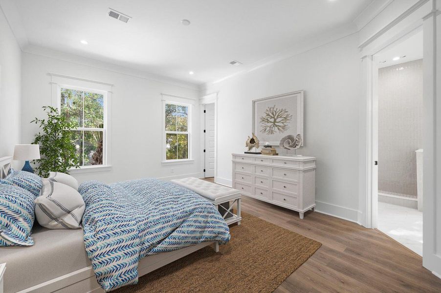 Furnished interior view inside a new home in , Yonges Island (Image 10).