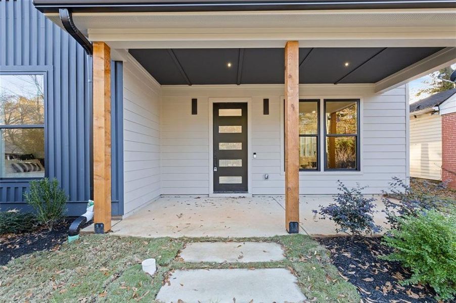 Exterior details and patio area of a home in , Atlanta (Image 27). Exterior details and patio area of a home in , Atlanta (Image 27).