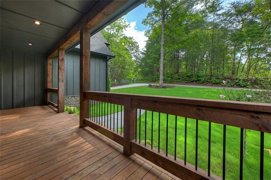 Exterior details and patio area of a home in , Ellijay (Image 28). Exterior details and patio area of a home in , Ellijay (Image 28).