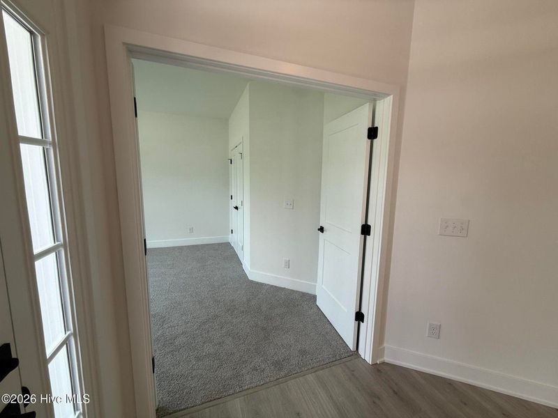 Spacious, unfurnished interior of a new home in Wood Creek Landing, Leland (Image 16). Spacious, unfurnished interior of a new home in Wood Creek Landing, Leland (Image 16).
