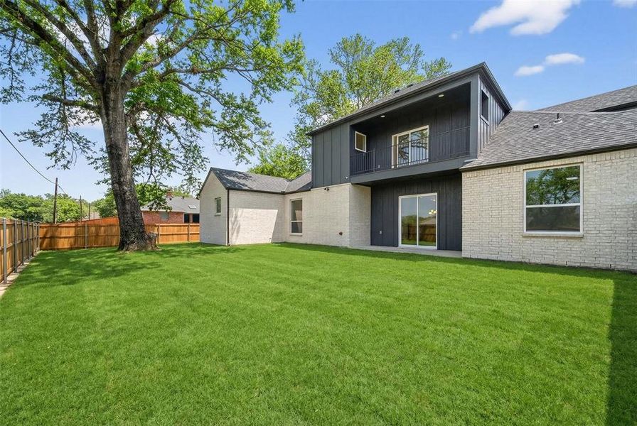 Exterior details and patio area of a home in , Garland (Image 17). Exterior details and patio area of a home in , Garland (Image 17).