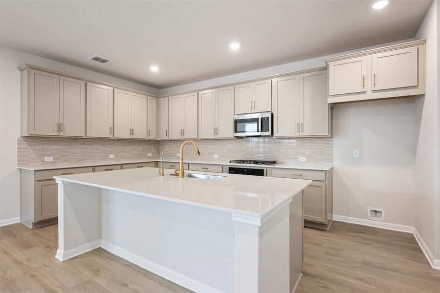 Furnished interior view inside a new home in Cannon Ranch, Dripping Springs (Image 6).