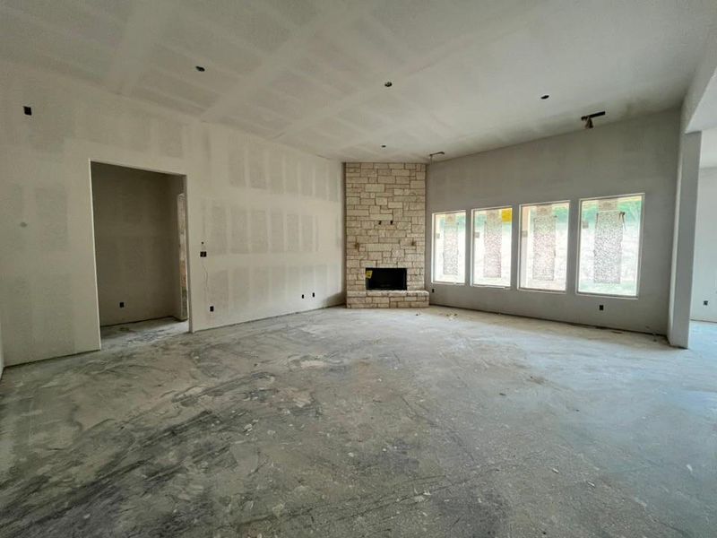 In-progress construction of a new home in Eagle Ridge Estates, Weatherford, TX (Image 13).
