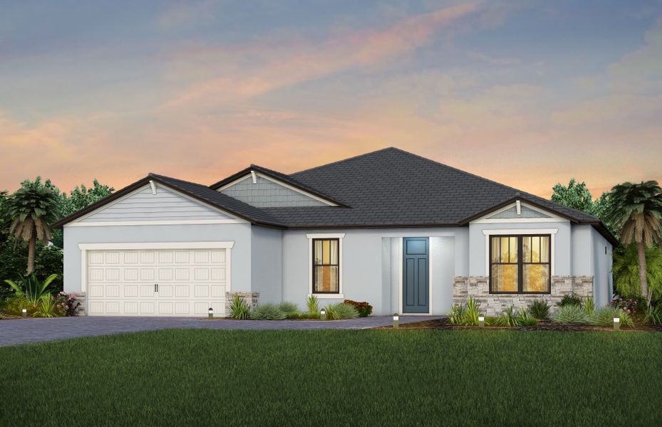 Exterior C2 with optional stone