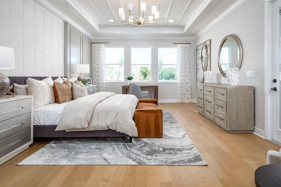 Furnished interior view inside a new home in Ravencliffe, Oviedo (Image 16).