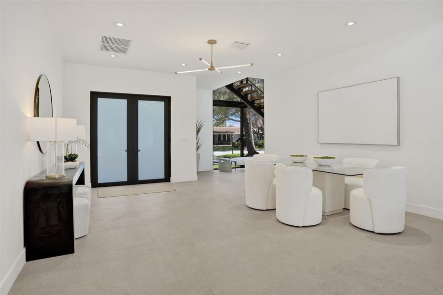 Furnished interior view inside a new home in , Lighthouse Point (Image 42).