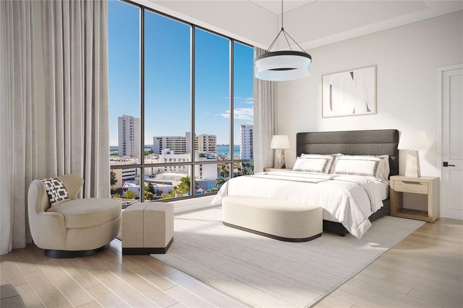 Furnished interior view inside a new home in , Sarasota (Image 11).