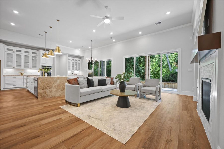Furnished interior view inside a new home in Bentwater, Montgomery (Image 31). Furnished interior view inside a new home in Bentwater, Montgomery (Image 31).