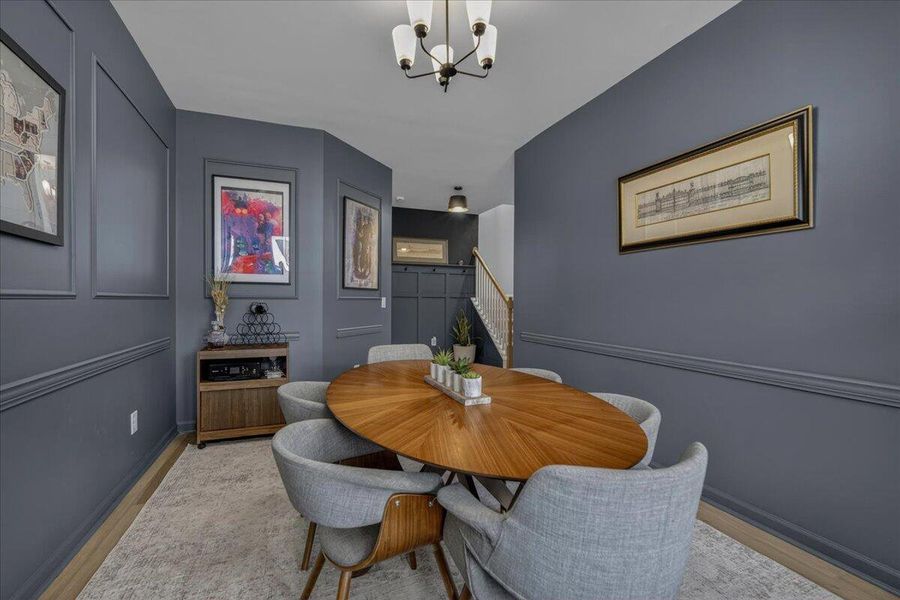 Furnished interior view inside a new home in Limehouse Village: Arbor Series, Summerville (Image 10).