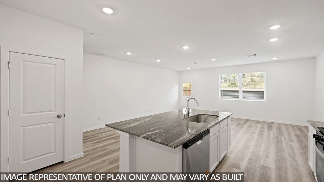 Furnished interior view inside a new home in Bridges on Lake Houston Villas, Humble (Image 4). Furnished interior view inside a new home in Bridges on Lake Houston Villas, Humble (Image 4).