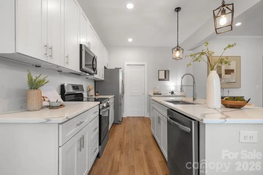 Furnished interior view inside a new home in , Conover (Image 13).
