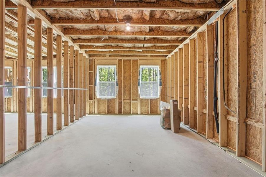 In-progress construction of a new home in , Newnan, GA (Image 65).