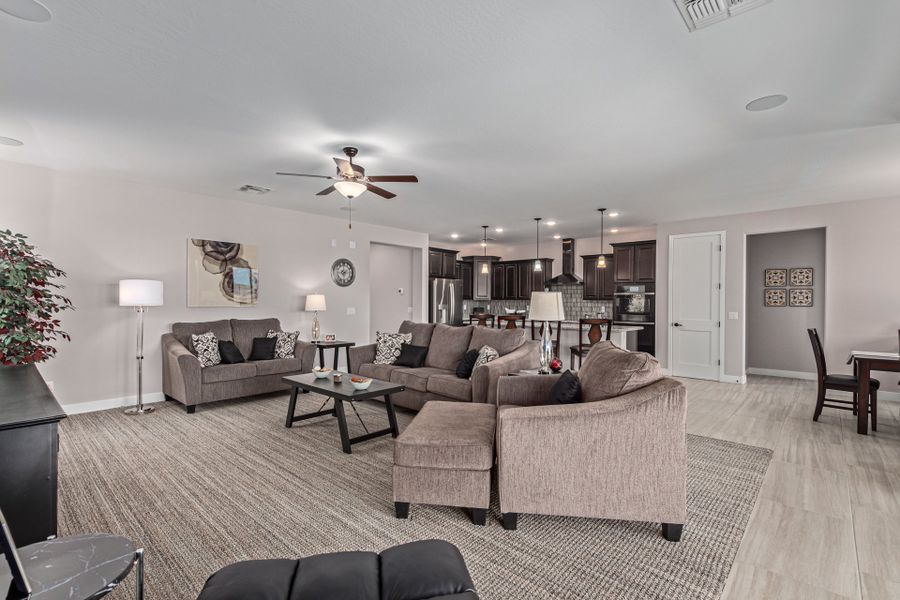 Representative furnished interior of a home built from the Plan 4413 by Scott Communities in The Views at Rancho Cabrillo, Peoria (Image 8).