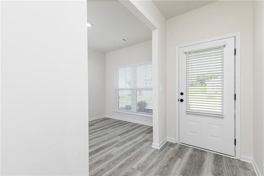 Spacious, unfurnished interior of a new home in Lake Preserve at Jackson Trail, Jefferson (Image 30). Spacious, unfurnished interior of a new home in Lake Preserve at Jackson Trail, Jefferson (Image 30).