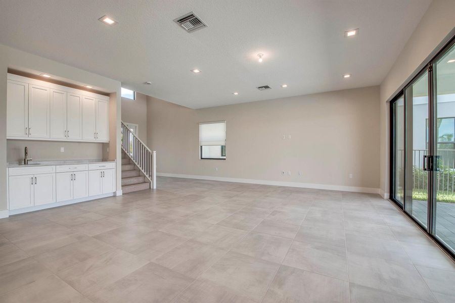 Furnished interior view inside a new home in Apex at Avenir, Palm Beach Gardens (Image 7). Furnished interior view inside a new home in Apex at Avenir, Palm Beach Gardens (Image 7).