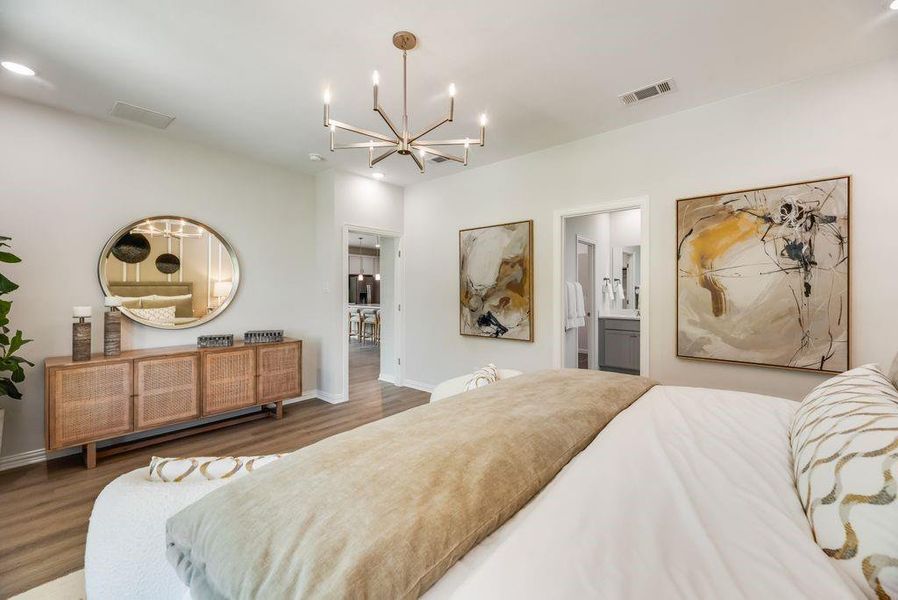 Furnished interior view inside a new home in , Anna (Image 18).