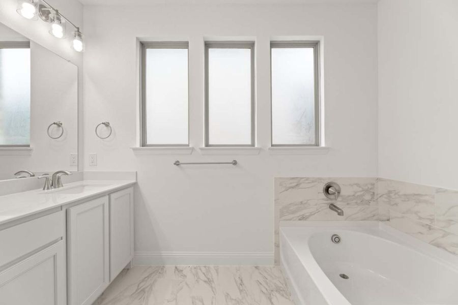 Furnished interior view inside a new home in Sutton Fields, Celina (Image 8).