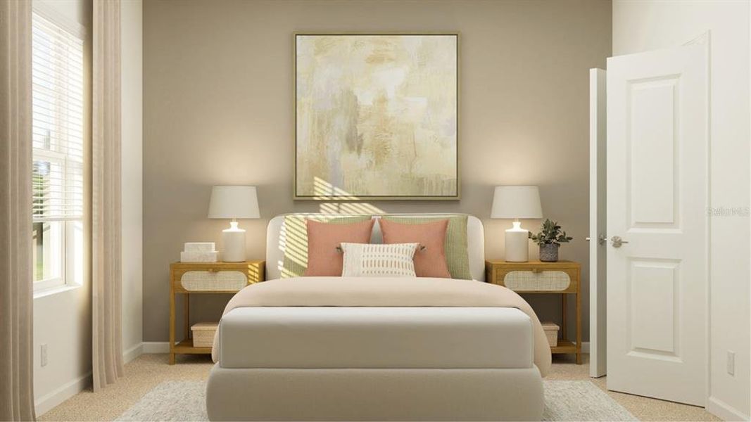 Furnished interior view inside a new home in Meadow Pointe, Groveland (Image 22).