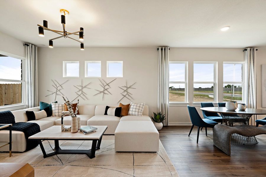 Furnished interior view inside a new home in Park Central, Georgetown (Image 5).