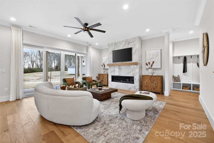 Furnished interior view inside a new home in , Indian Trail (Image 29).