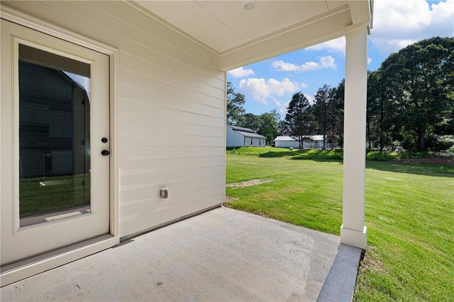Exterior details and patio area of a home in , Carrollton (Image 17). Exterior details and patio area of a home in , Carrollton (Image 17).