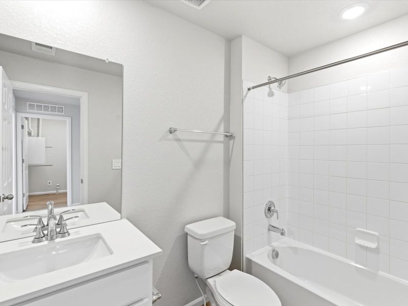 Furnished interior view inside a new home in Poudre Heights: The Meadow Collection, Windsor (Image 7).