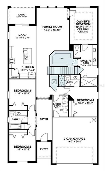 2D floor plan layout of this home in Bay Lake Farms, St. Cloud, FL (Image 4). 2D floor plan layout of this home in Bay Lake Farms, St. Cloud, FL (Image 4).