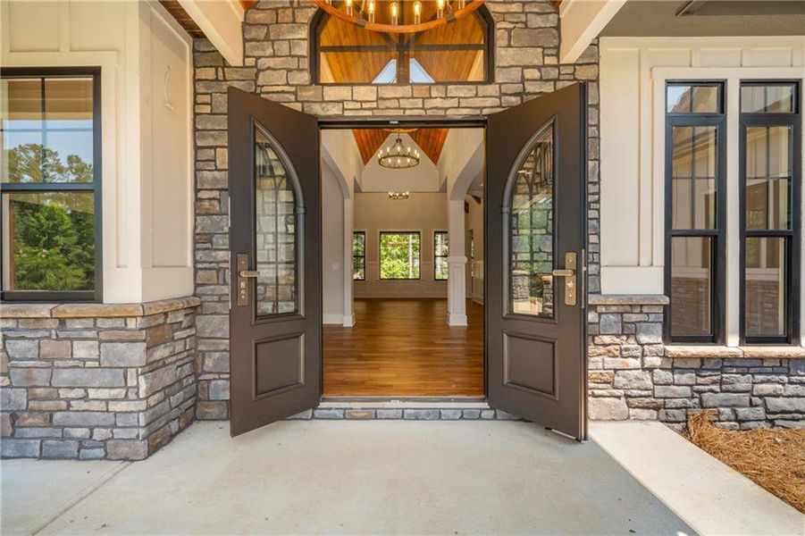 Exterior details and patio area of a home in , Dawsonville (Image 32). Exterior details and patio area of a home in , Dawsonville (Image 32).